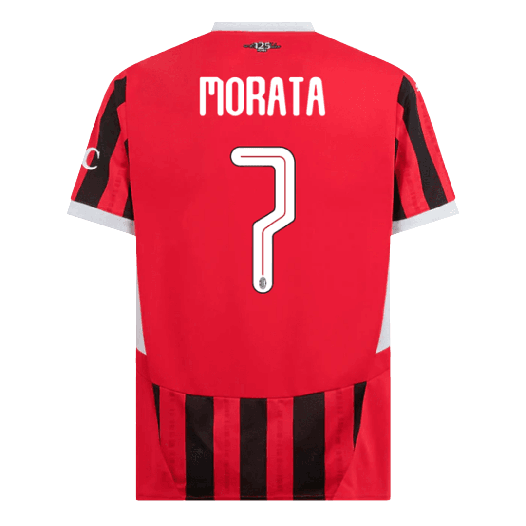 MORATA #7 AC Milan Home Soccer Jersey - UCL - gogoalshop