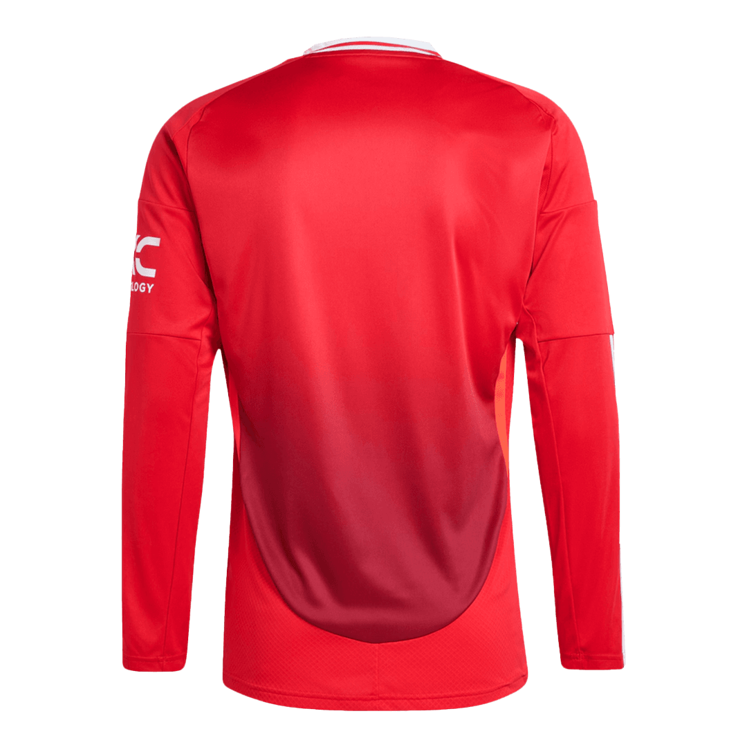 Manchester United Home Long Sleeve Jersey - gogoalshop
