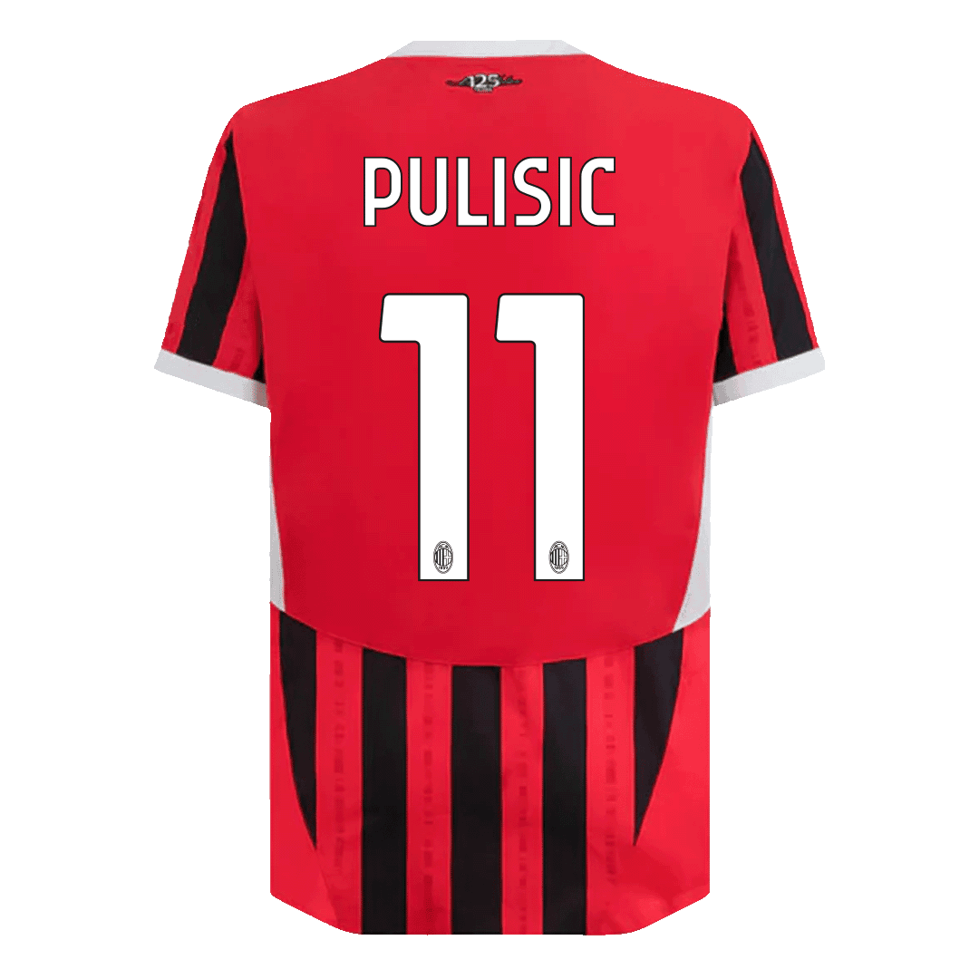 PULISIC #11 AC Milan Home Authentic Soccer Jersey - gogoalshop