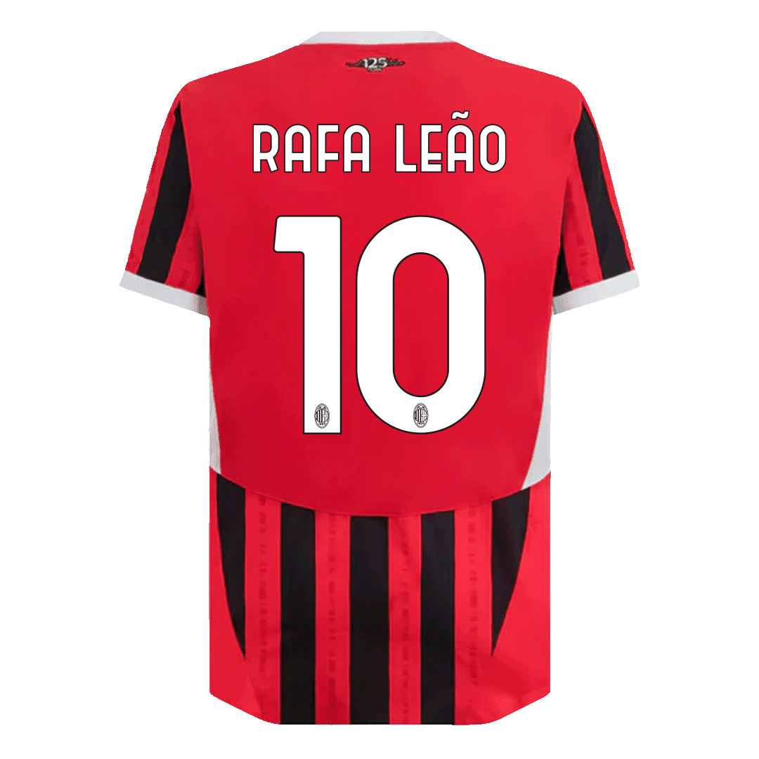 RAFA LEÃO #10 AC Milan Home Authentic Soccer Jersey - gogoalshop