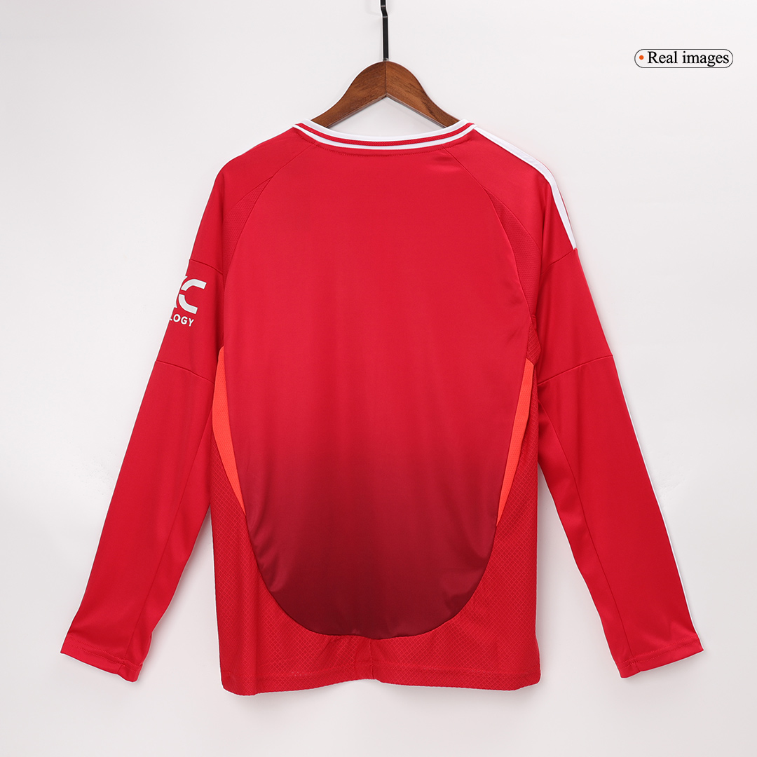 Manchester United Home Long Sleeve Jersey - gogoalshop