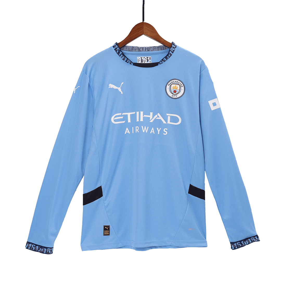 Manchester City Home Long Sleeve Jersey - gogoalshop