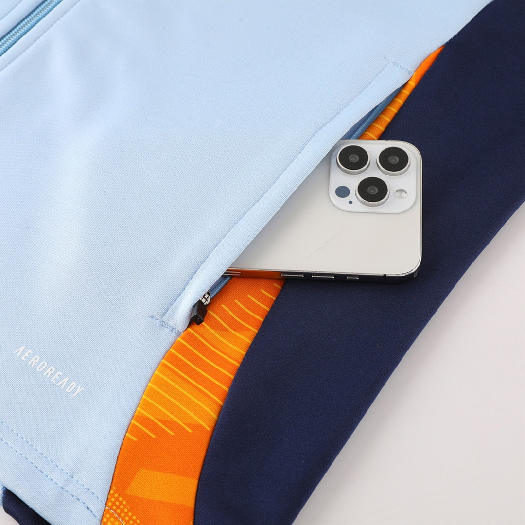 Real Madrid Track Jacket - Blue - gogoalshop