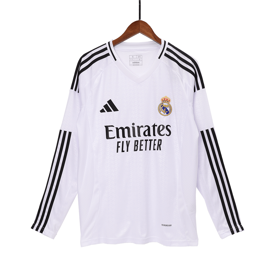 Real Madrid Home Long Sleeve Jersey - gogoalshop