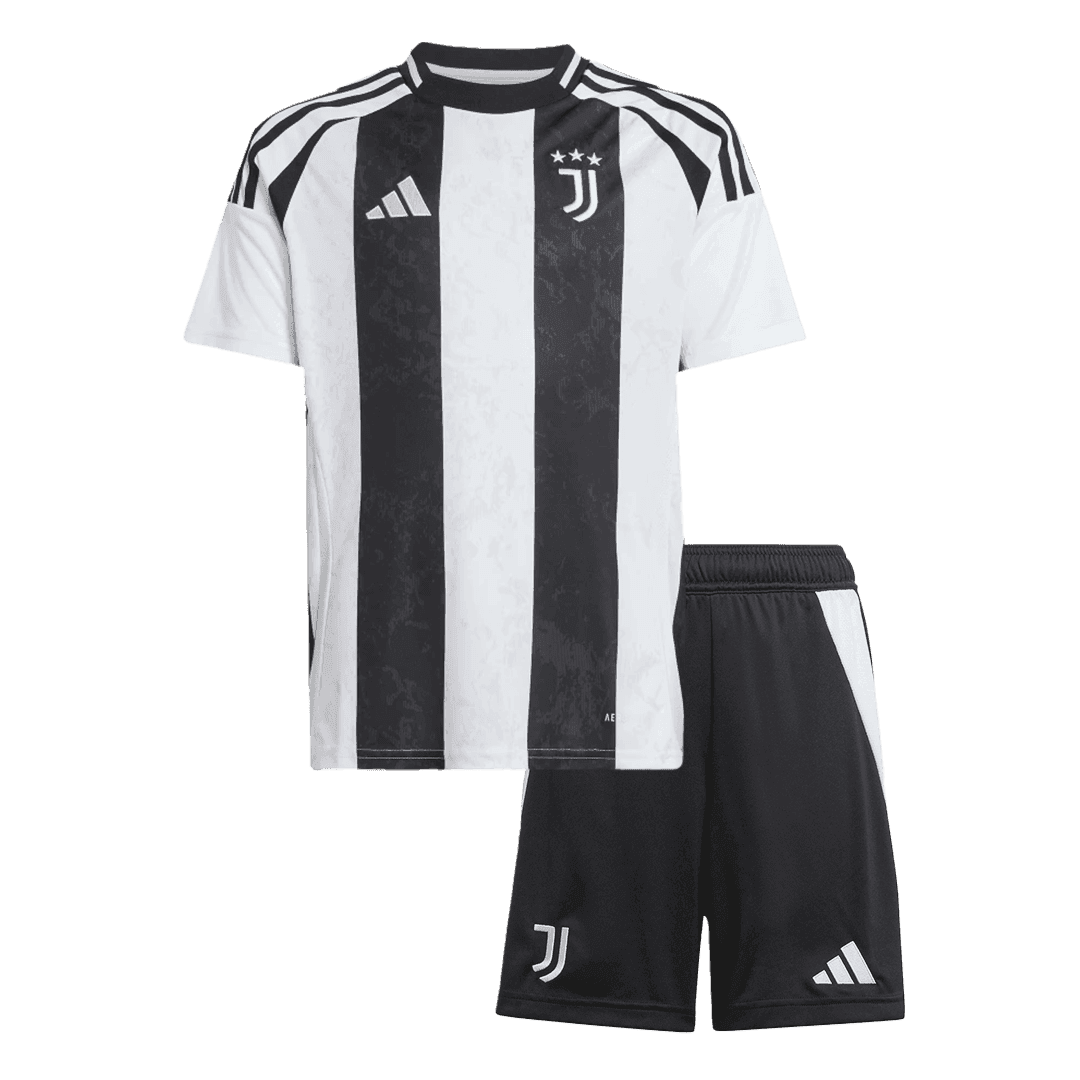 Juventus Home Kids Soccer Jerseys Kit 2024 25 Gogoalshop