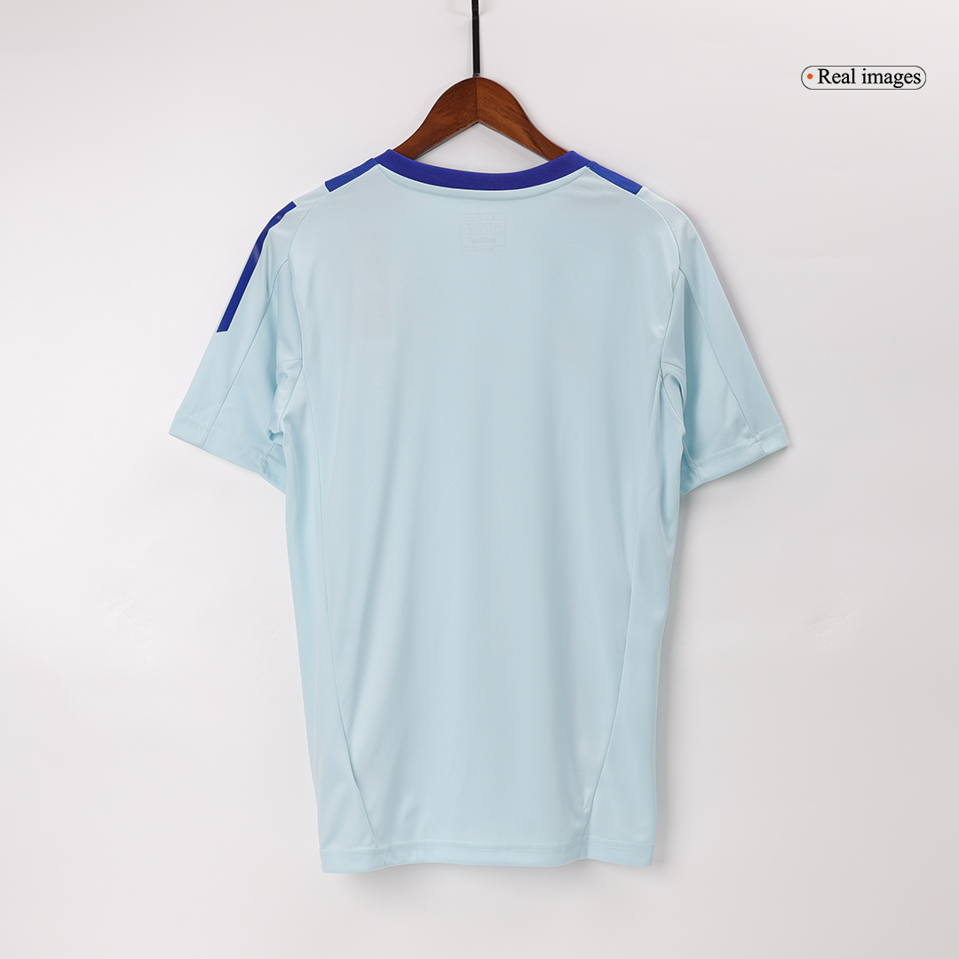 Spain Pre-Match Soccer Jersey EURO Blue - gogoalshop