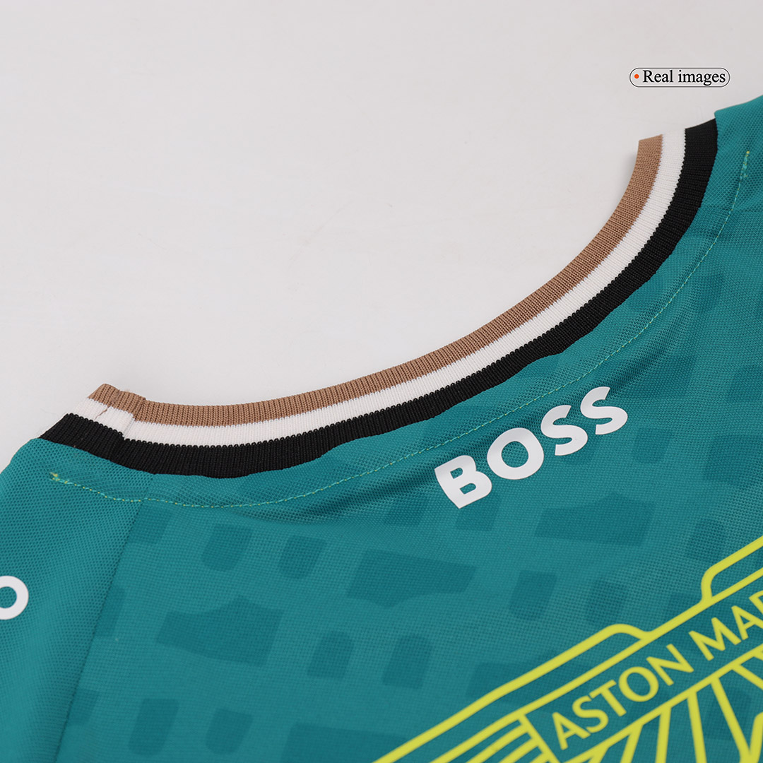 Fernando Alonso #14 Aston Martin Cognizant F1 Racing Team Shirt - gogoalshop