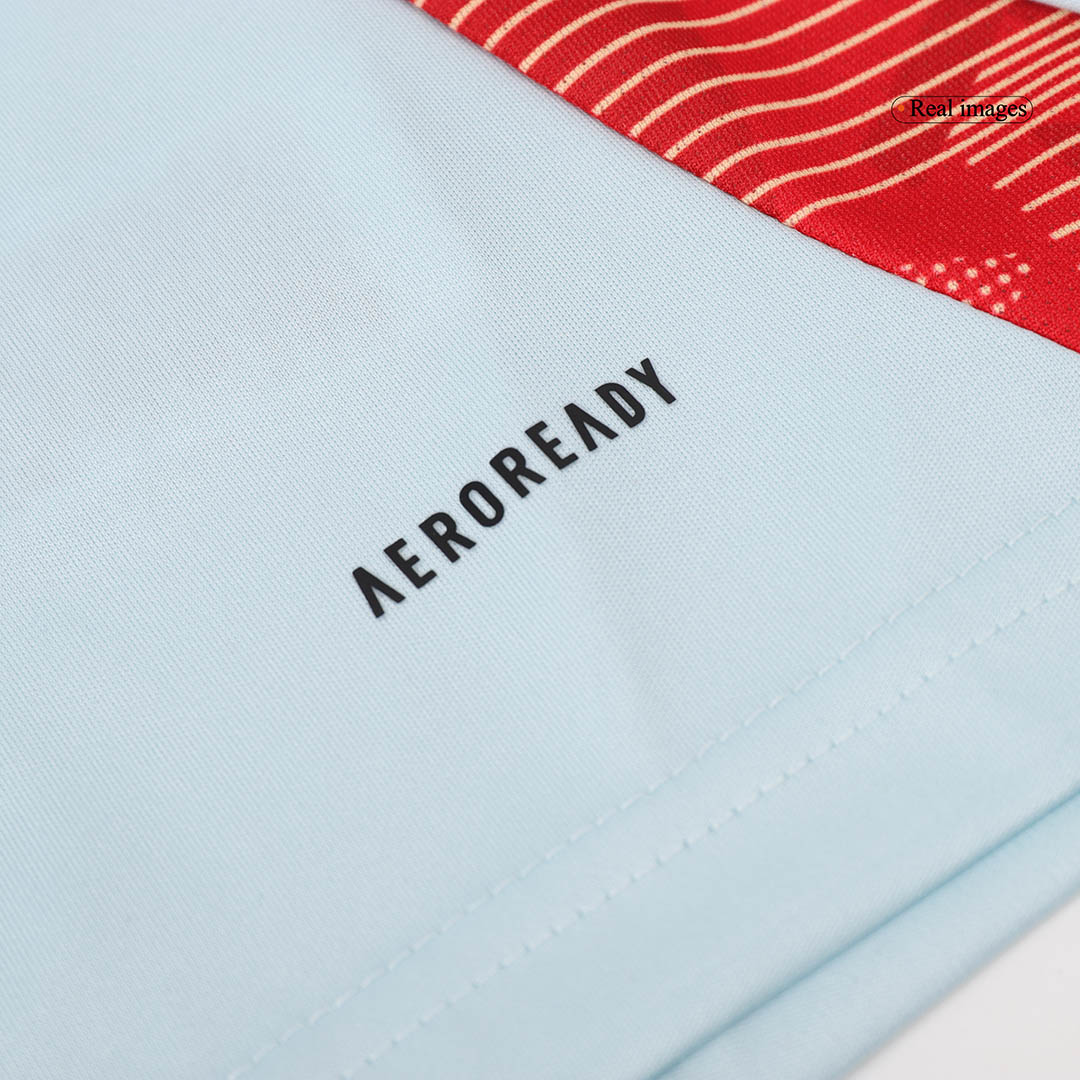 Spain Pre-Match Soccer Jersey EURO Blue - gogoalshop