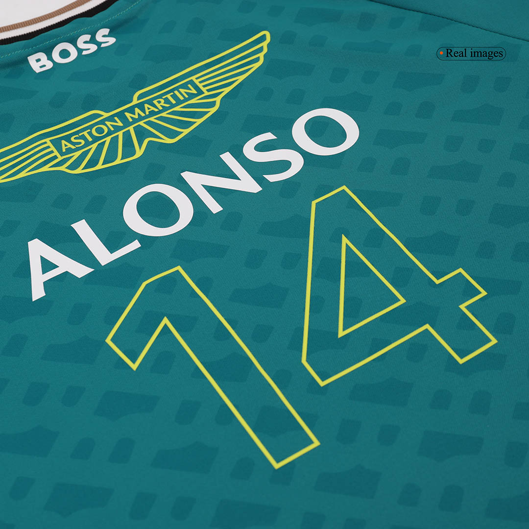 Fernando Alonso #14 Aston Martin Cognizant F1 Racing Team Shirt - gogoalshop