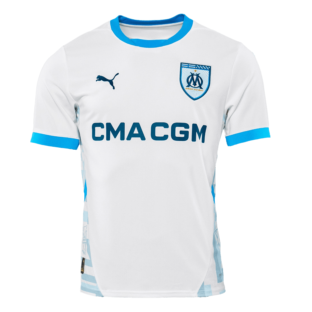 Marseille Home Soccer Jersey - gogoalshop