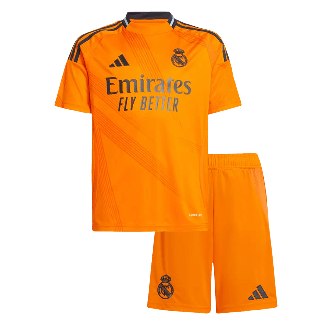 Real Madrid Away Kids Soccer Jerseys Kit - gogoalshop