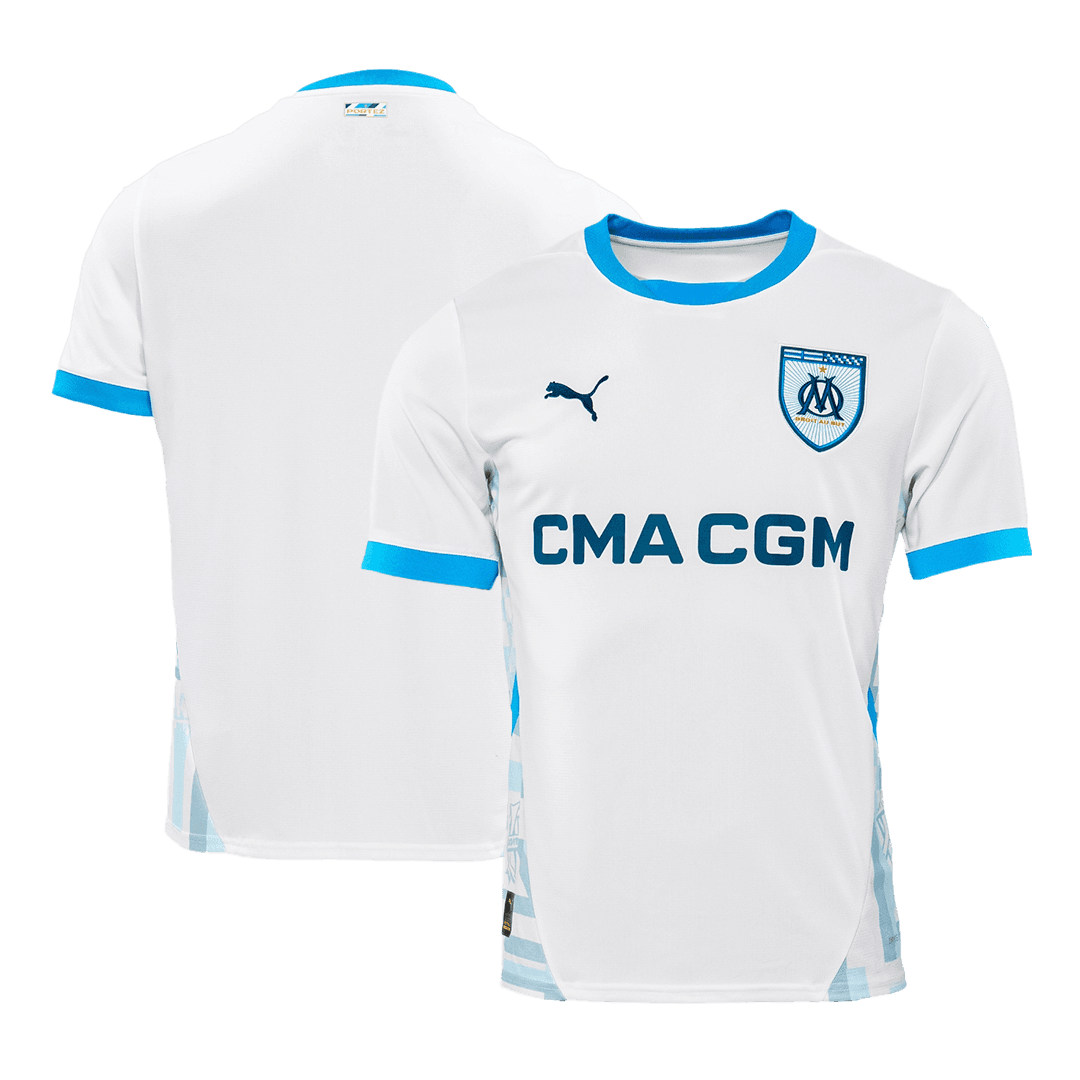 Marseille Home Soccer Jersey - gogoalshop