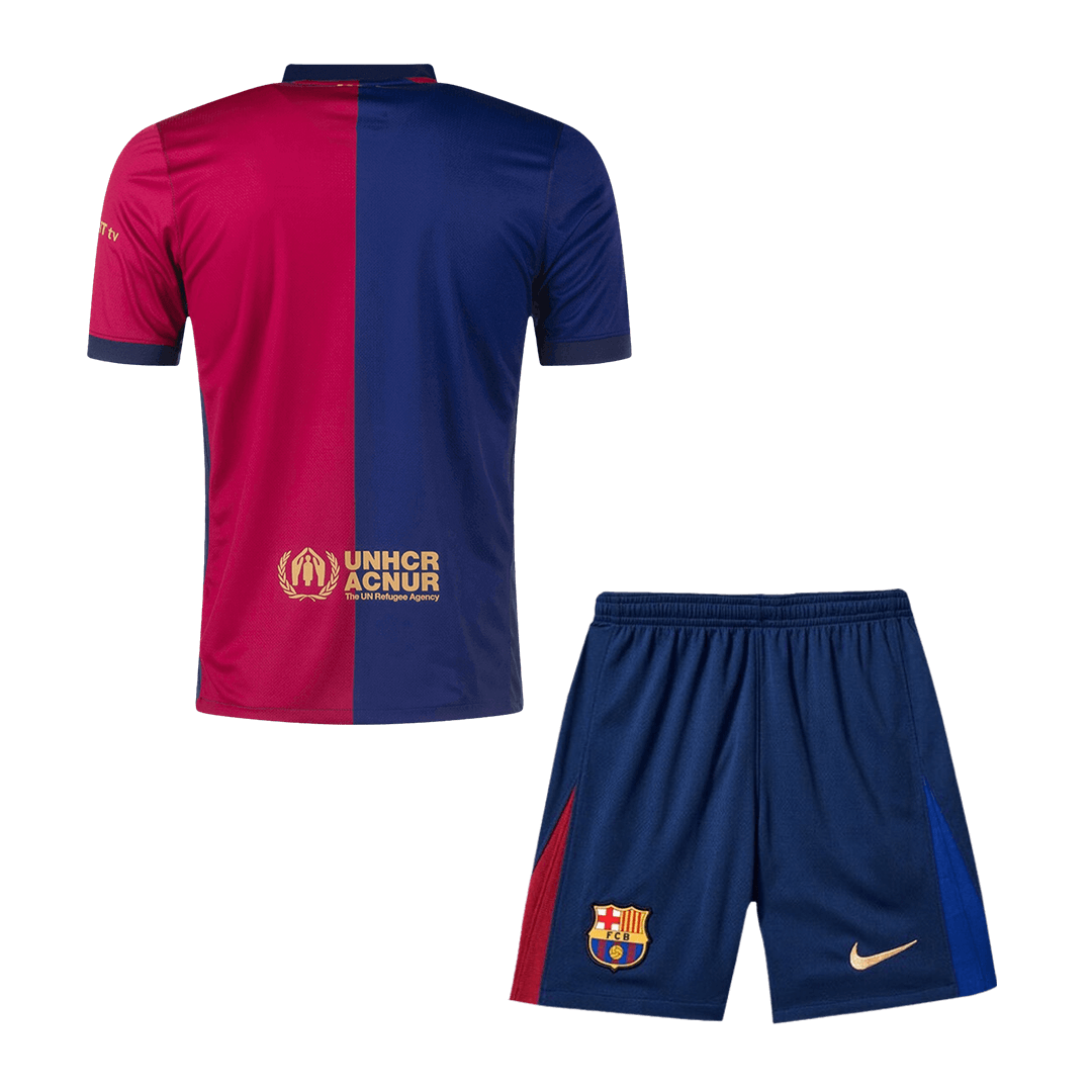 Barcelona Home Soccer Jersey Kit(Jersey+Shorts) - gogoalshop