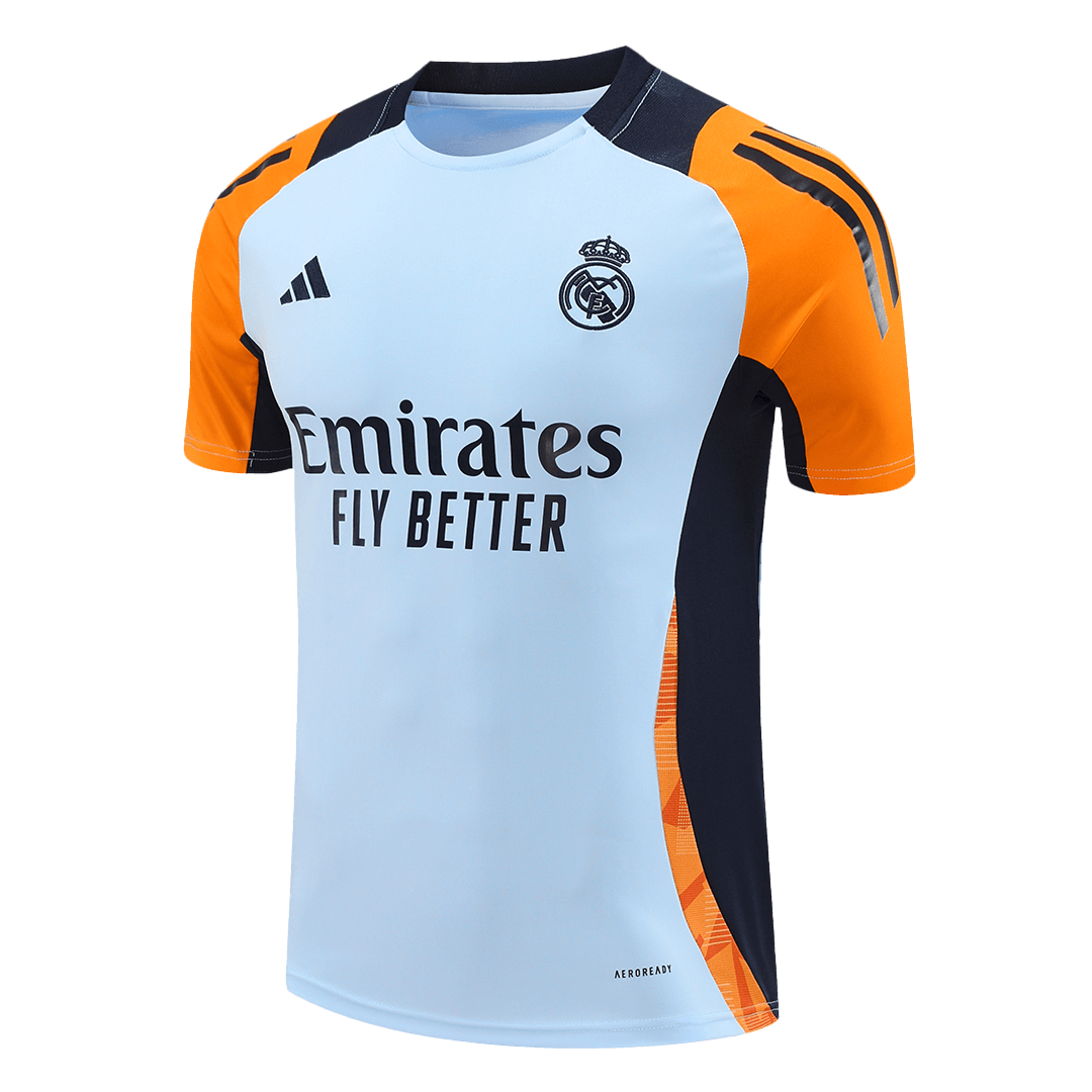 Real Madrid Pre-Match Soccer Jersey Blue - gogoalshop
