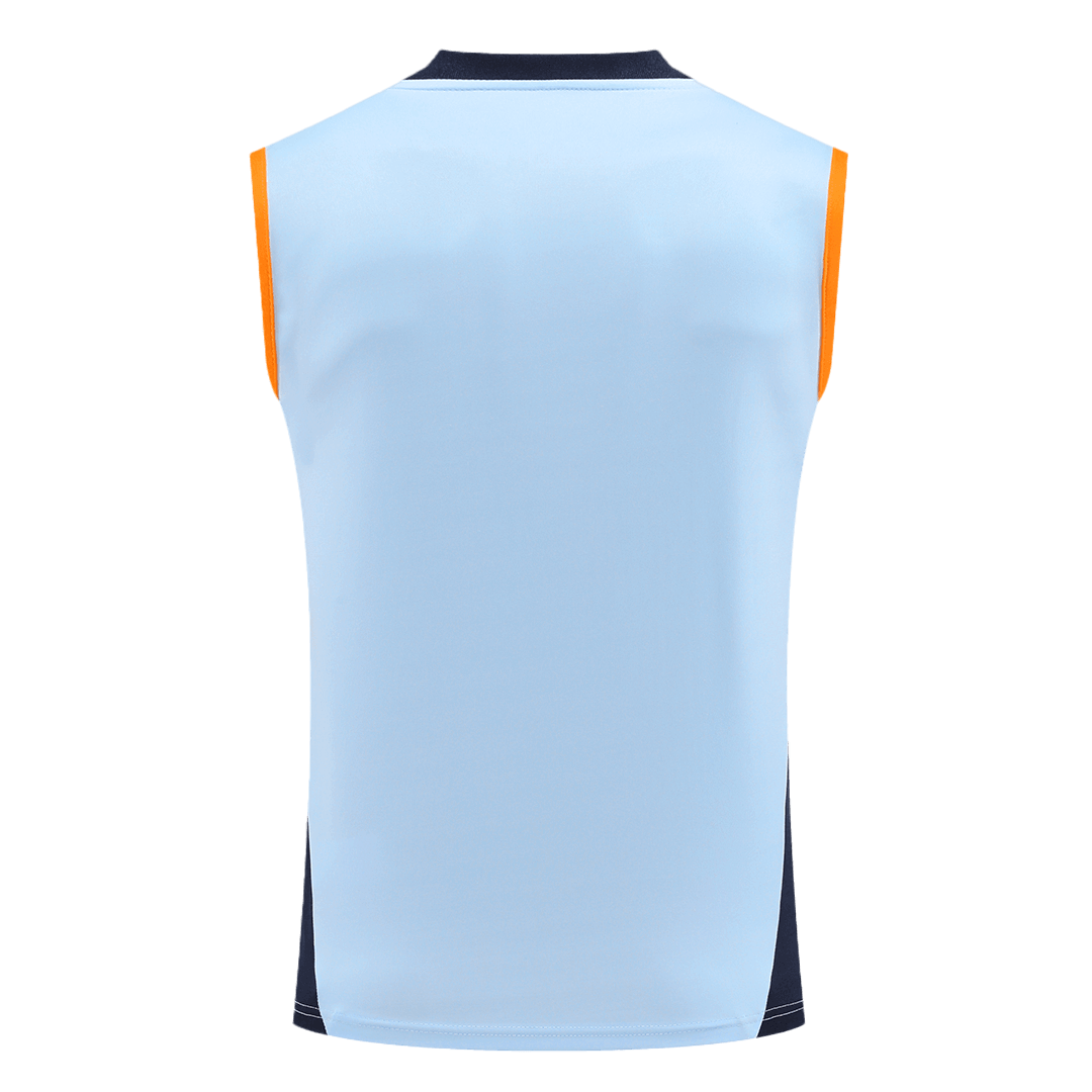 Real Madrid Pre-Match Sleeveless Top Blue - gogoalshop