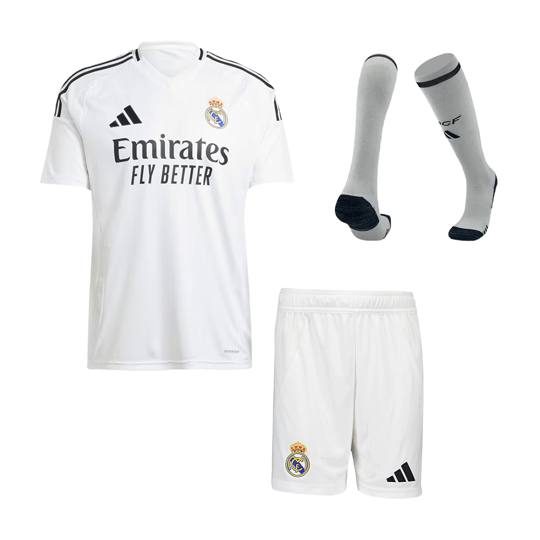 Real Madrid Home Jerseys Full Kit - gogoalshop