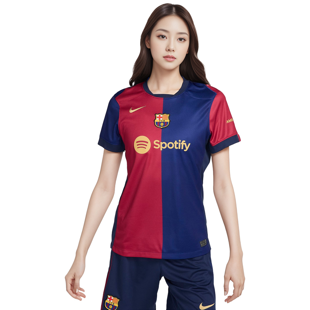 Women's Barcelona Home Jersey - gogoalshop