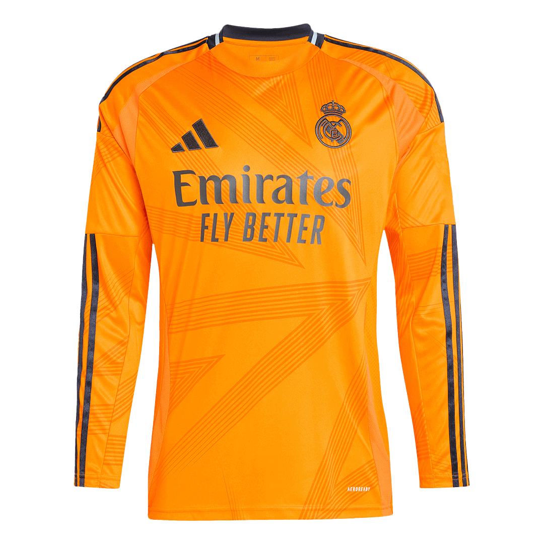 Real Madrid Away Long Sleeve Jersey - gogoalshop
