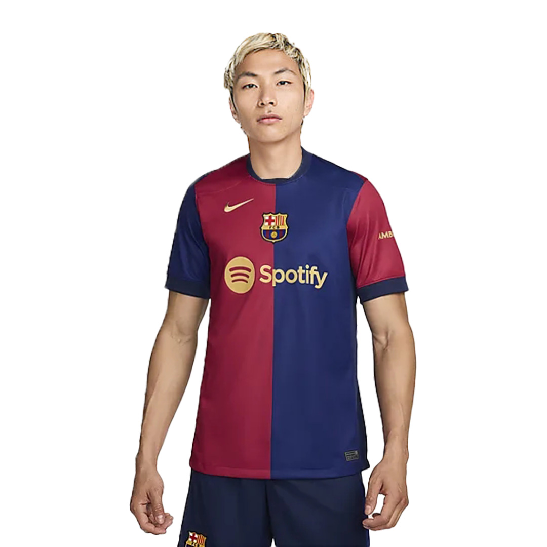 Barcelona Home Authentic Soccer Jersey - 125th Anniversary - gogoalshop