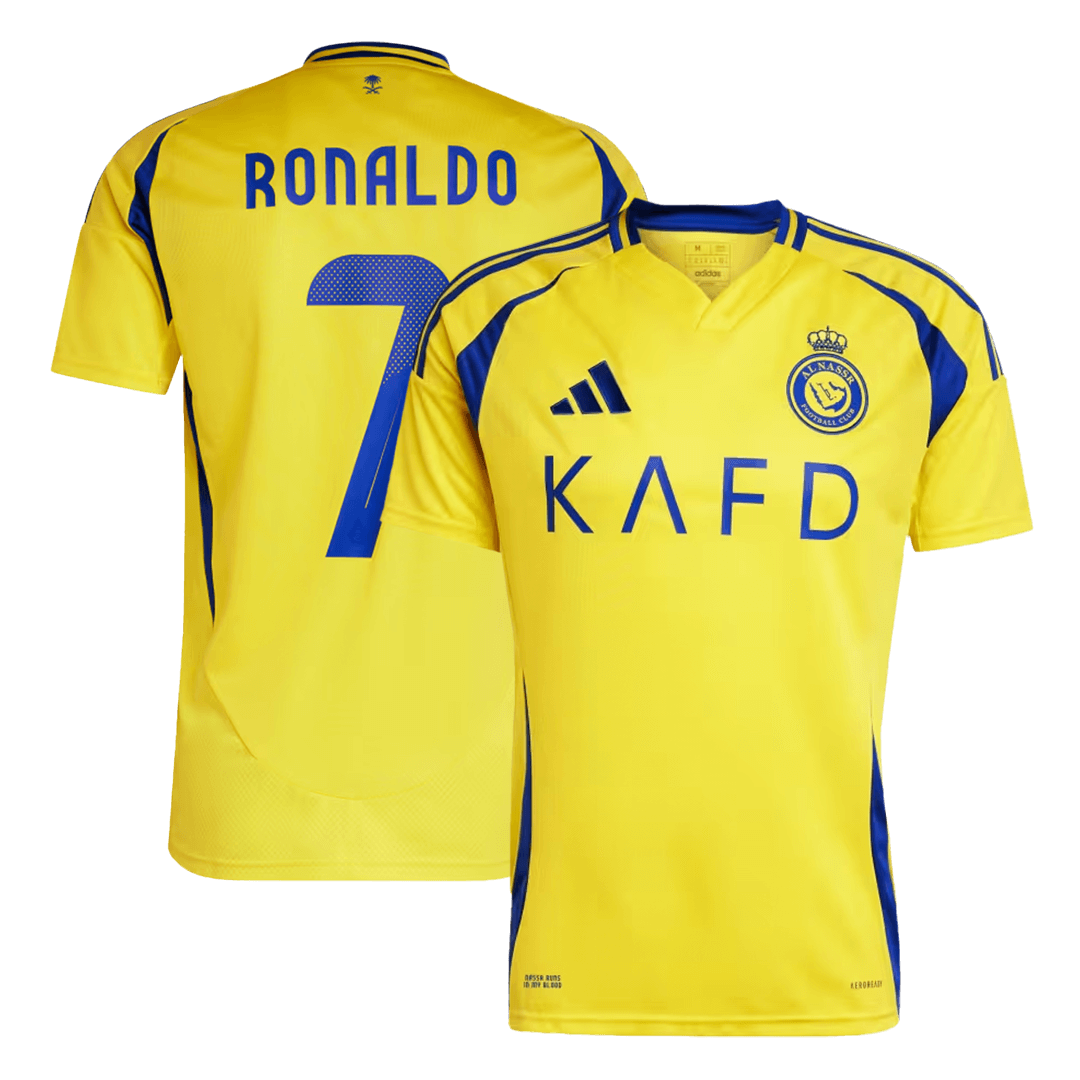 RONALDO #7 Al Nassr Home Soccer Jersey - ACL - gogoalshop