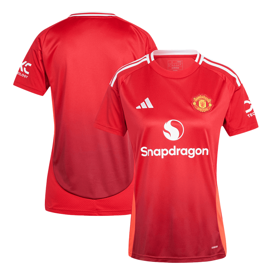 Women's Manchester United Home Jersey - gogoalshop