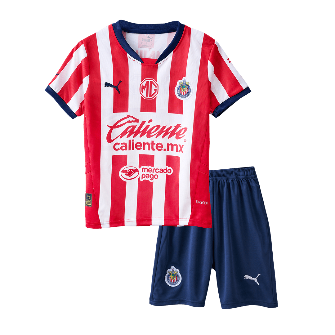 Chivas Home Kids Soccer Jerseys Kit - gogoalshop