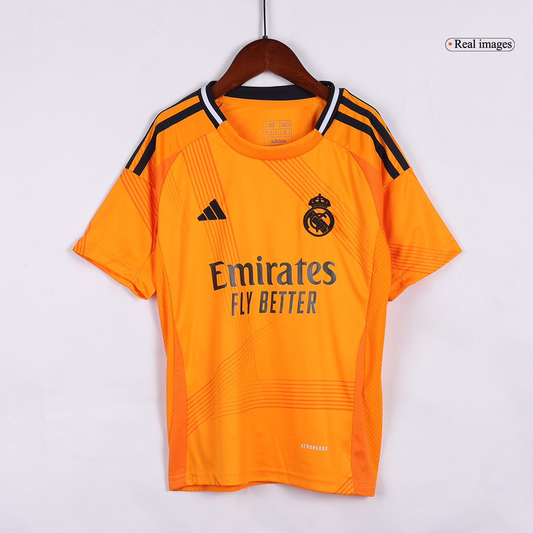 Real Madrid Away Kids Soccer Jerseys Kit - gogoalshop
