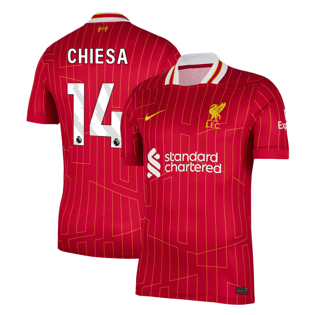 CHIESA #14 Liverpool Home Soccer Jersey - gogoalshop