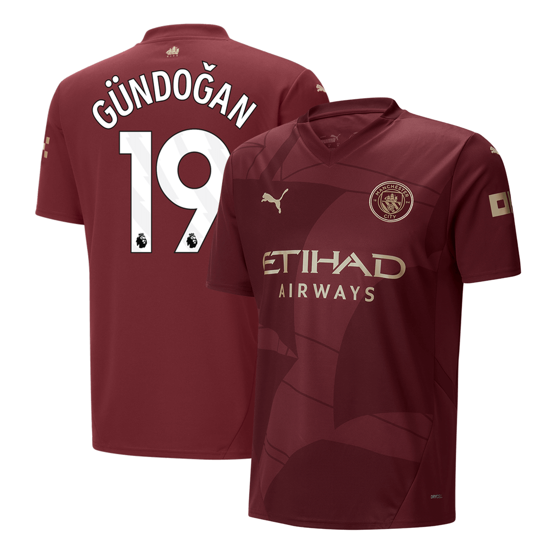 GÜNDOĞAN #19 Manchester City Third Away Soccer Jersey - gogoalshop