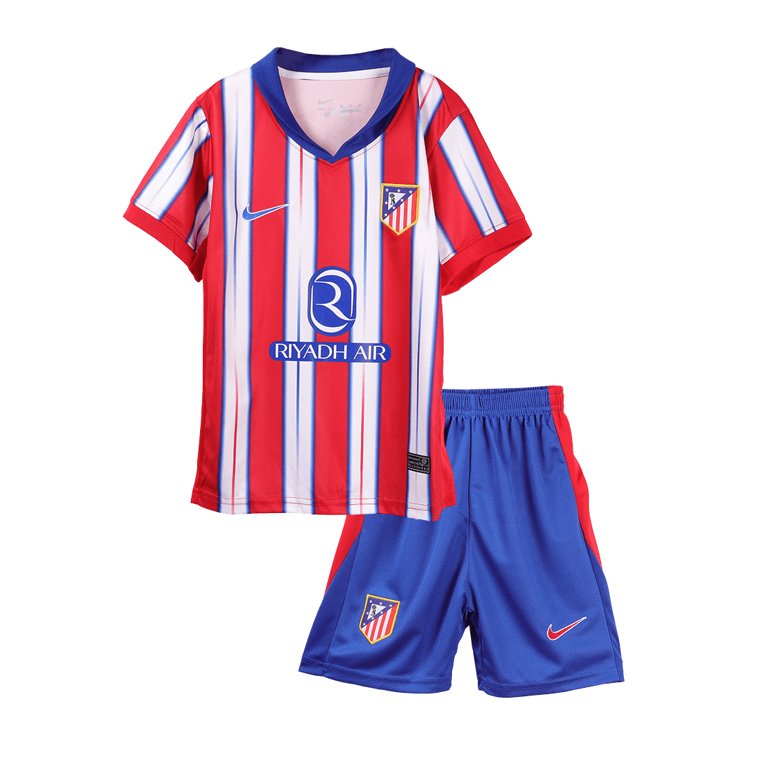 Atletico Madrid Home Kids Soccer Jerseys Kit - gogoalshop