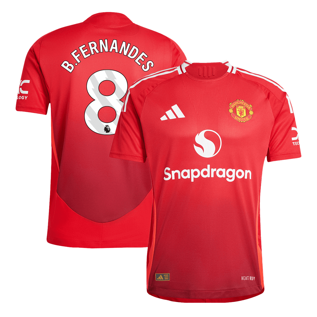 B.FERNANDES #8 Manchester United Home Player Version Jersey - gogoalshop