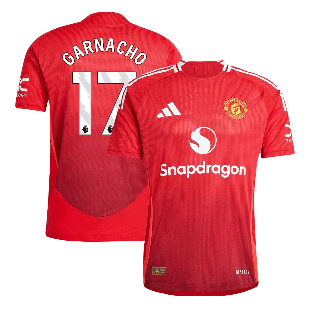 GARNACHO #17 Manchester United Home Player Version Jersey - gogoalshop