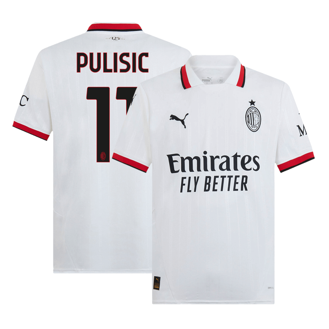 PULISIC #11 AC Milan Away Soccer Jersey - gogoalshop