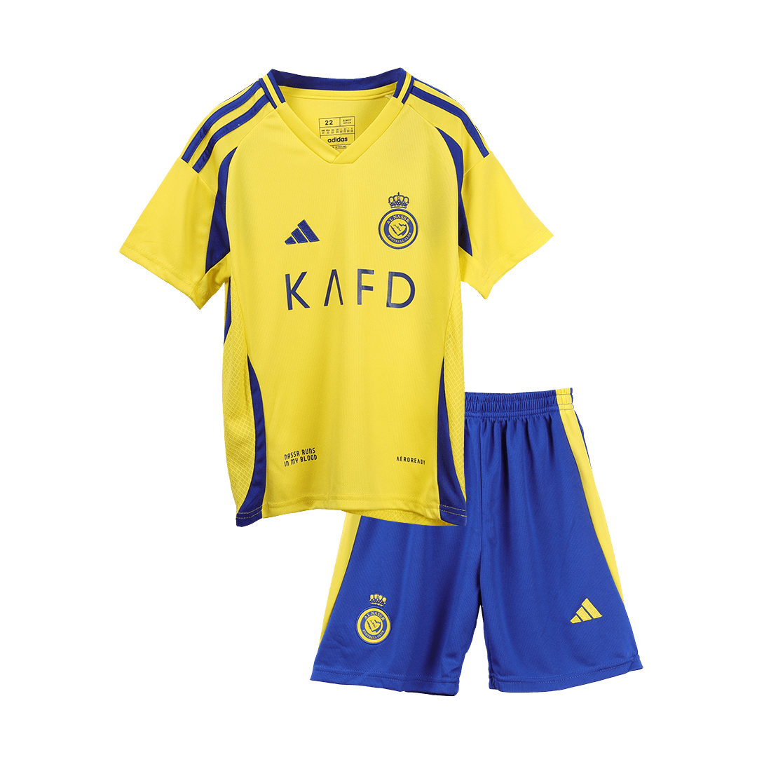 Al Nassr Home Kids Soccer Jerseys Kit - gogoalshop