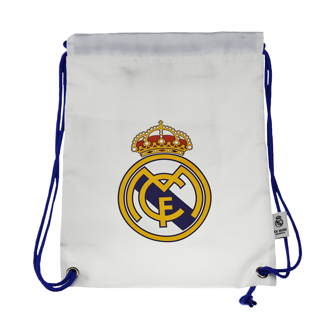 Free Real Madrid Gymsack White - gogoalshop