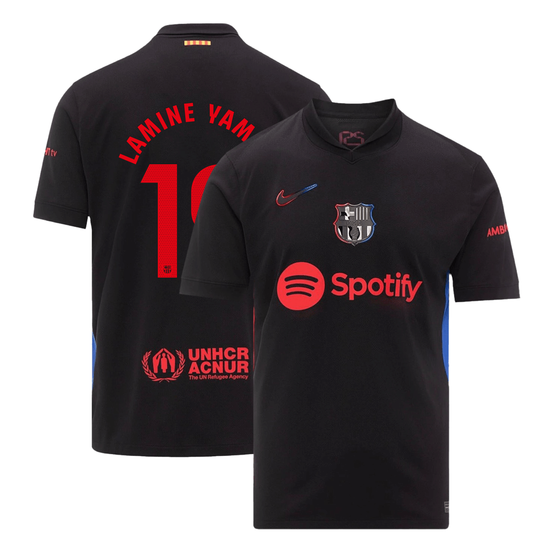 LAMINE YAMAL #19 Barcelona Away Soccer Jersey - gogoalshop