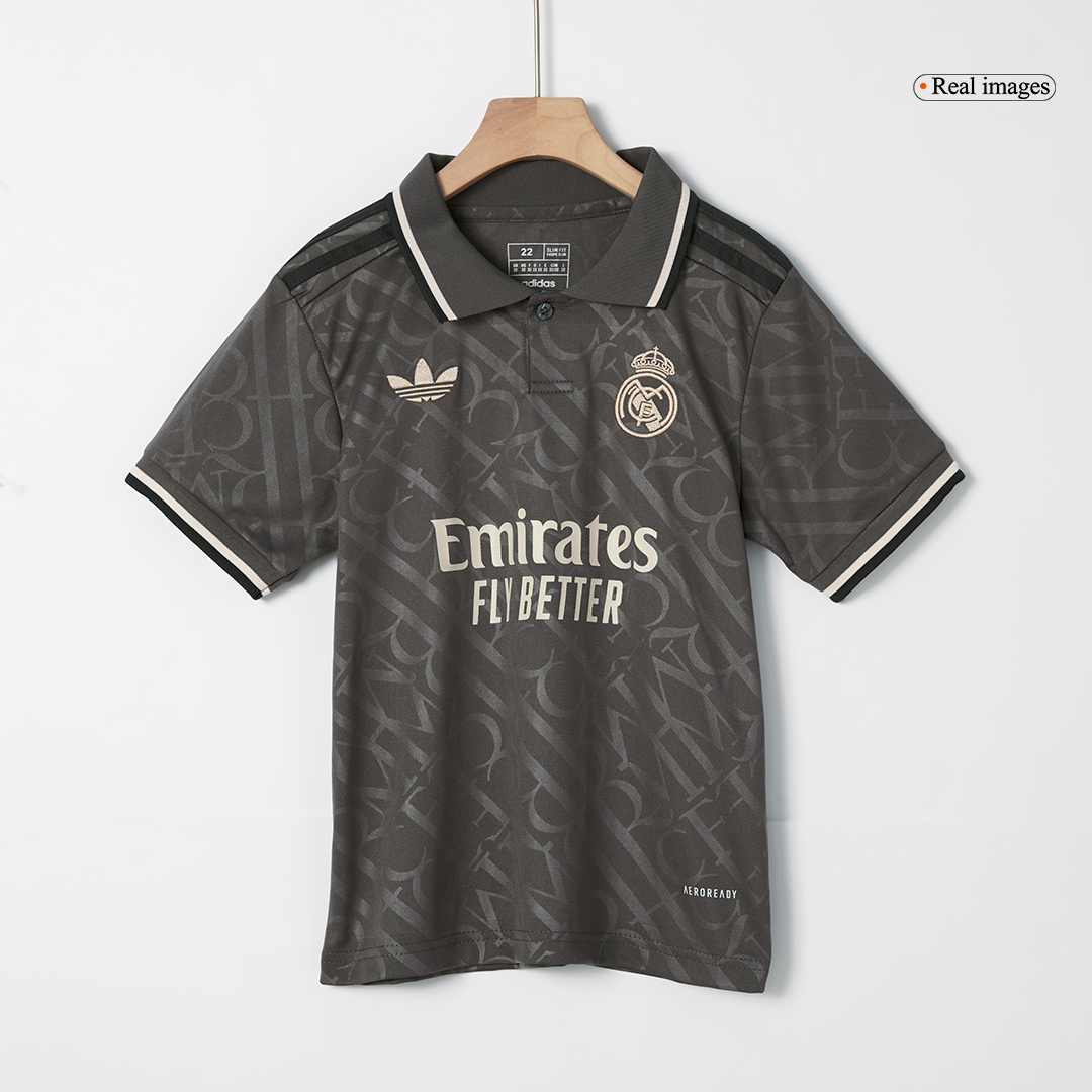Real Madrid Third Away Kids Soccer Jerseys Kit - gogoalshop