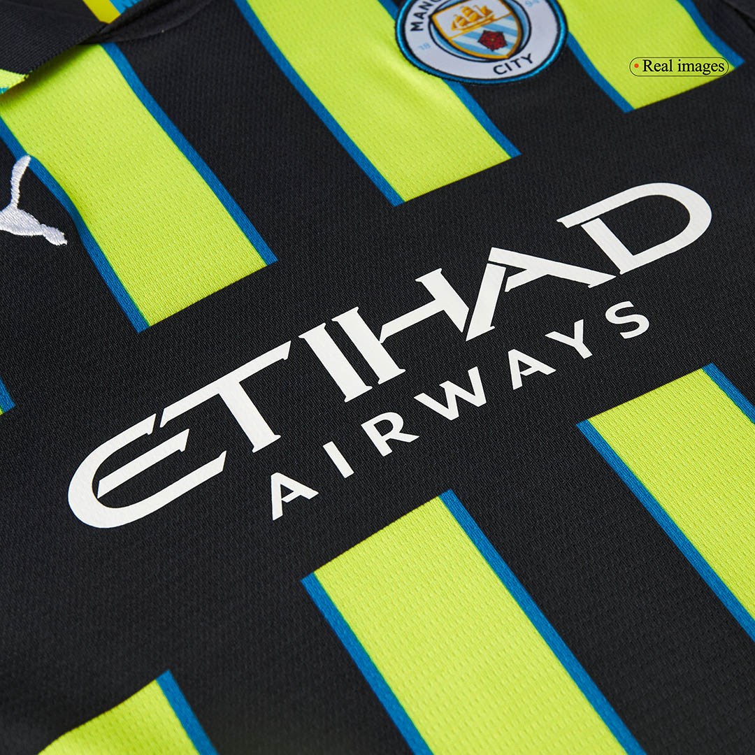 Manchester City Away Kids Soccer Jerseys Kit - gogoalshop