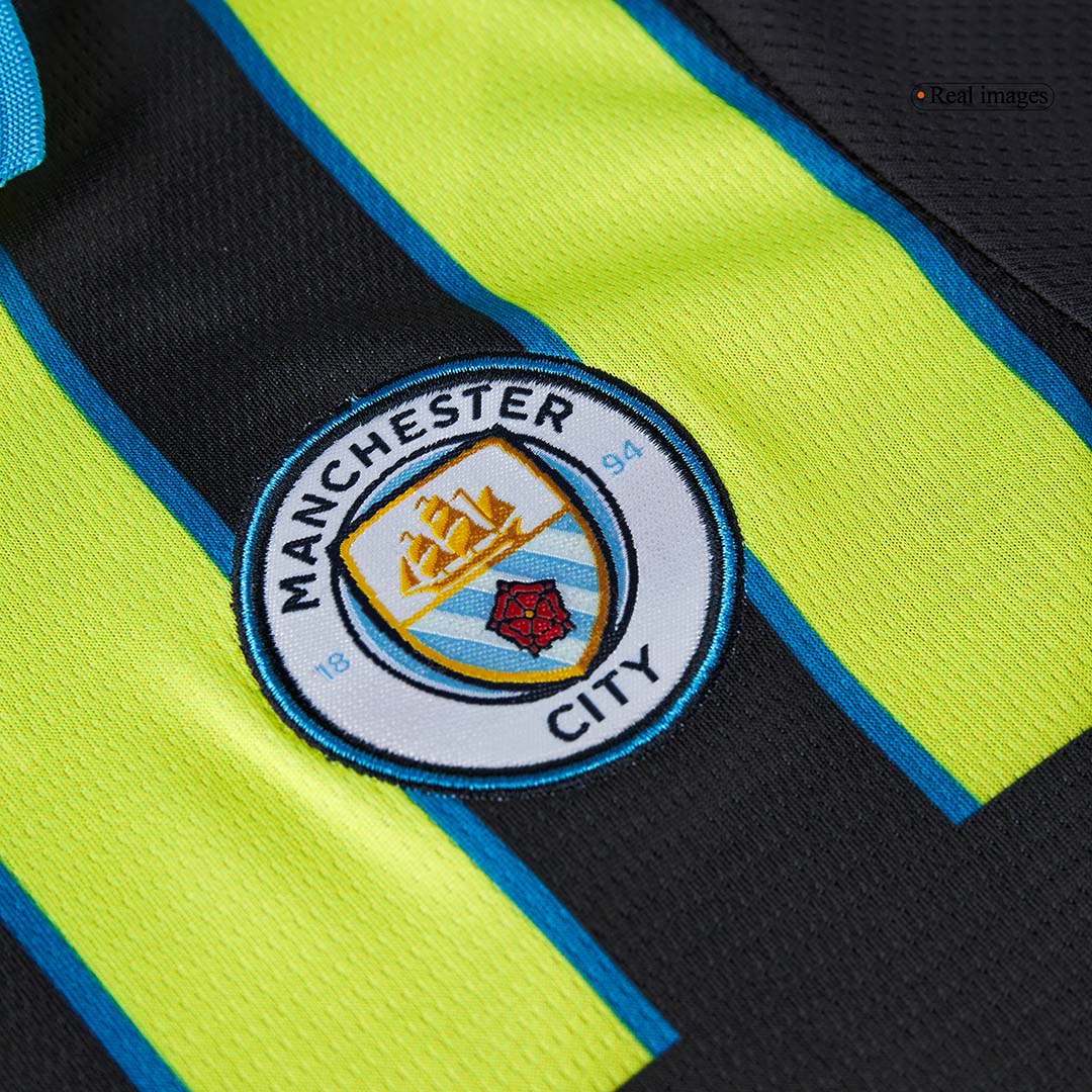 Manchester City Away Kids Soccer Jerseys Kit - gogoalshop