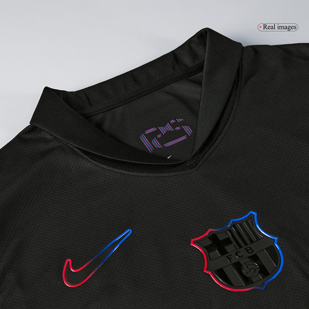 LAMINE YAMAL #19 Barcelona Away Soccer Jersey - Spotify Logo Without Text - gogoalshop