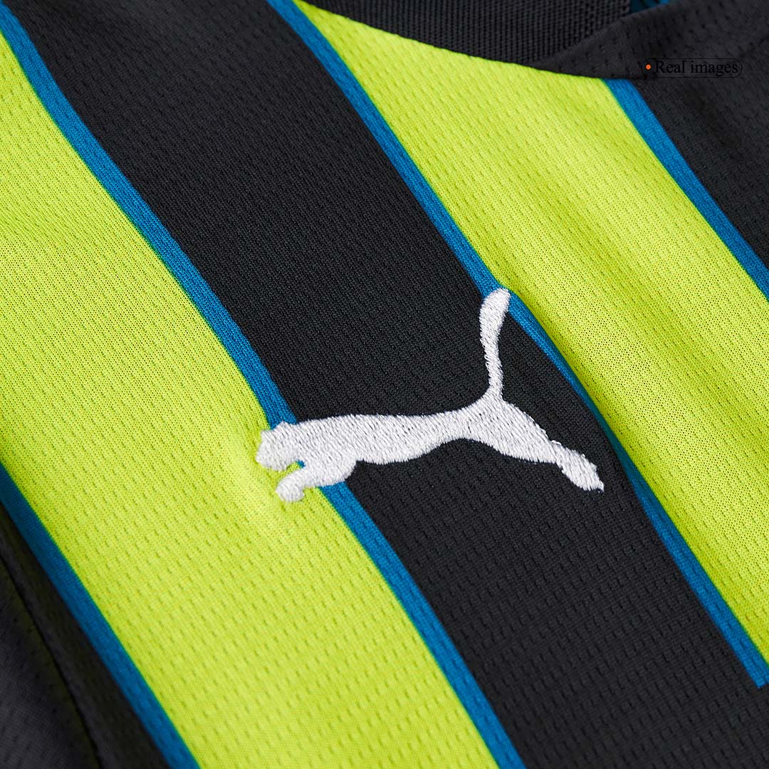 Manchester City Away Kids Soccer Jerseys Kit - gogoalshop