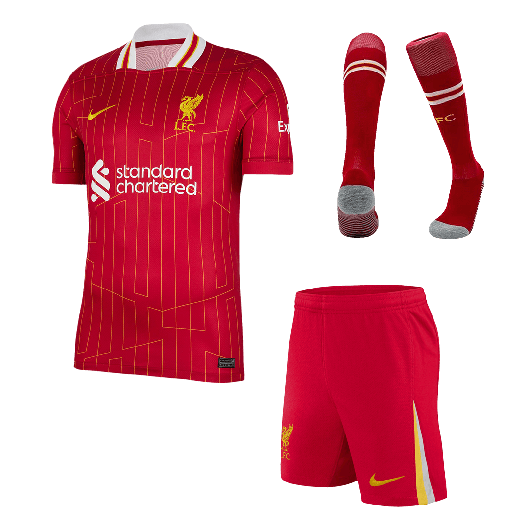 Liverpool Home Jerseys Full Kit - gogoalshop