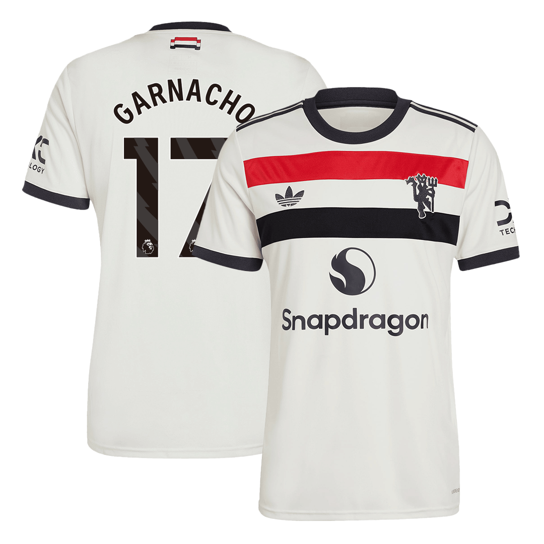 GARNACHO #17 Manchester United Third Away Soccer Jersey - gogoalshop