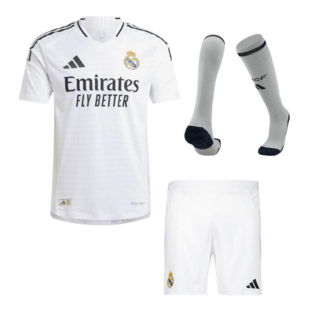 Real Madrid Home Player Version Jerseys Full Kit - gogoalshop