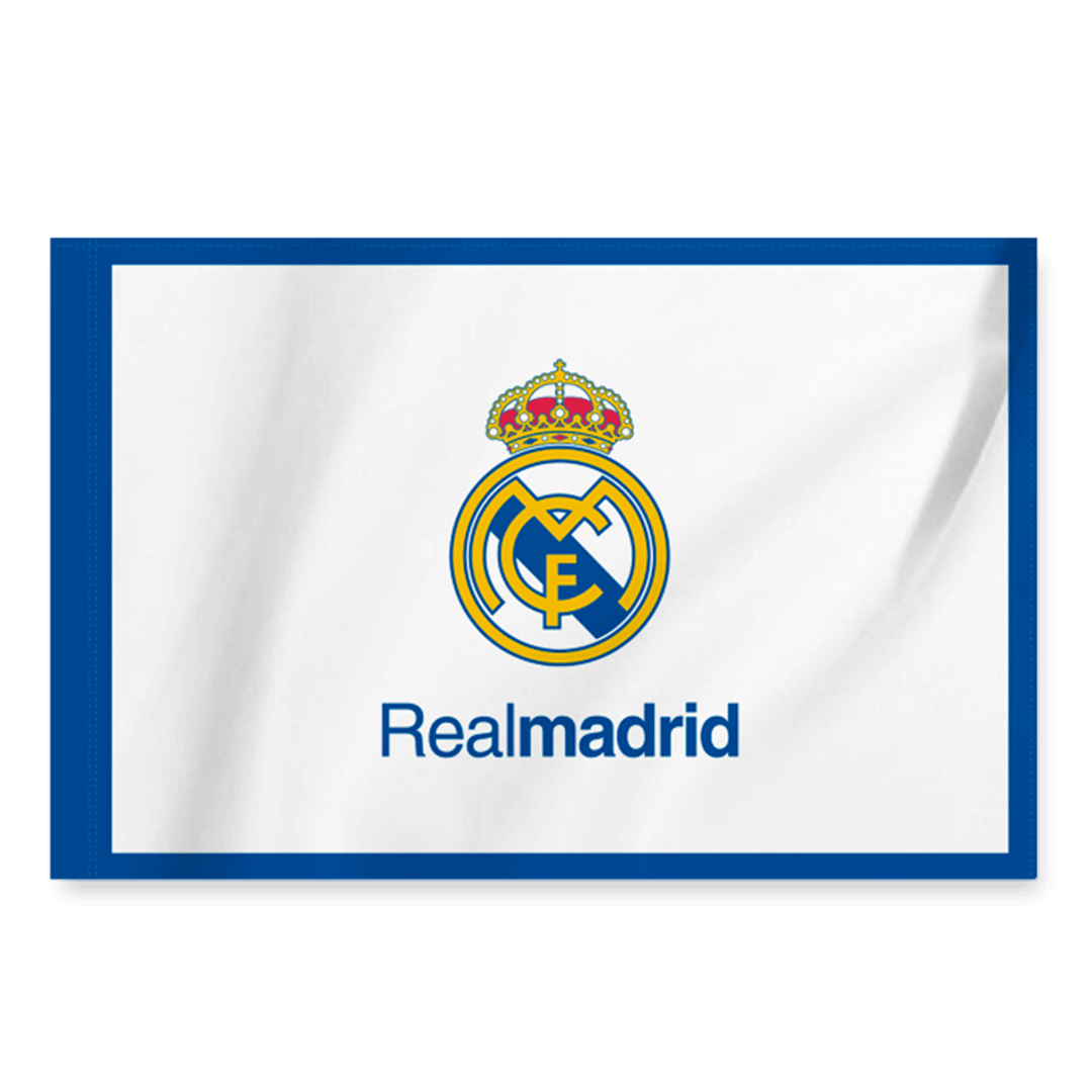 Free Real Madrid Team Flag White - gogoalshop