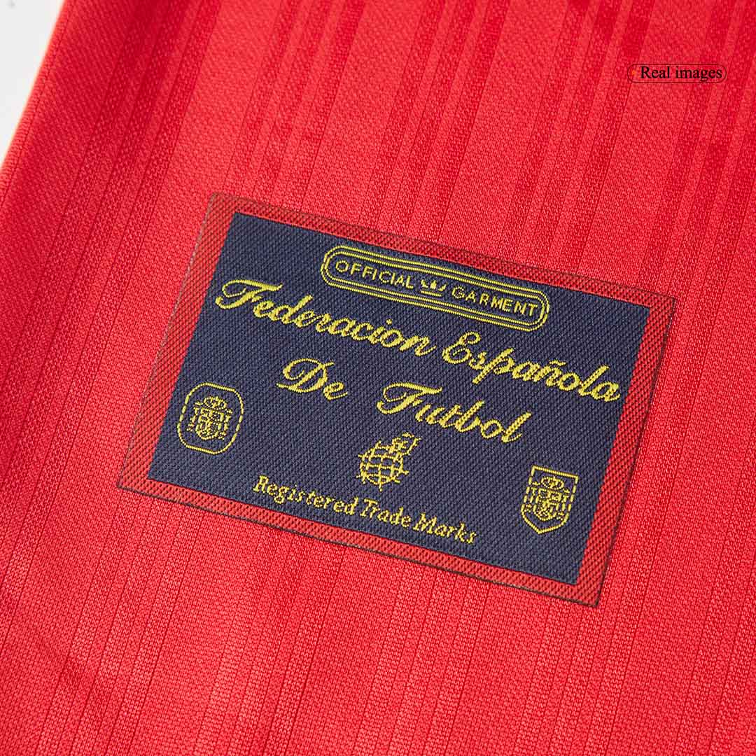 Retro Soccer Jersey Spain Home 1996 - gogoalshop