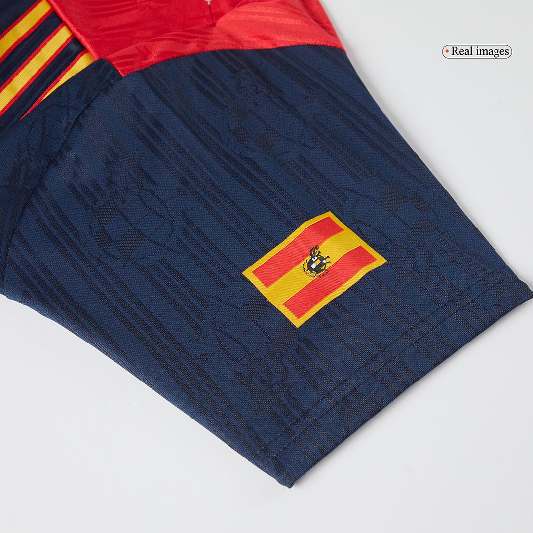 Retro Soccer Jersey Spain Home 1996 - gogoalshop