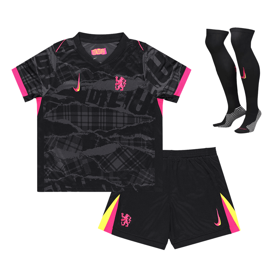 Chelsea Third Away Kids Soccer Jerseys Full Kit - gogoalshop