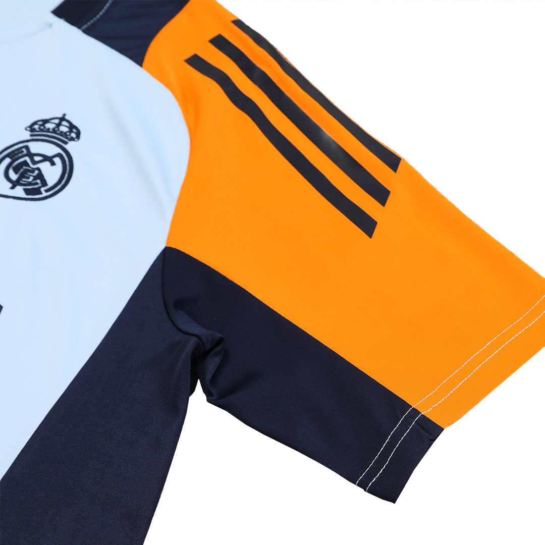 Real Madrid Pre-Match Soccer Jersey Blue - gogoalshop