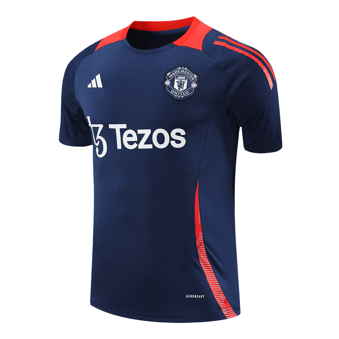 Manchester United Pre-Match Soccer Jersey Navy - gogoalshop
